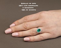 Anello in oro 18 kt ,-30% di sconto