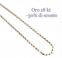 Oro 18 kt ,-30% di sconto