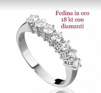 Oro 18 kt con diamanti ,-50% di sconto