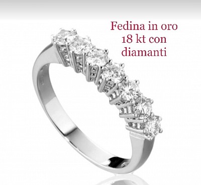 Oro 18 kt con diamanti ,-50% di sconto