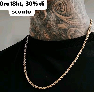 Collana in oro 18kt ,-30% di sconto