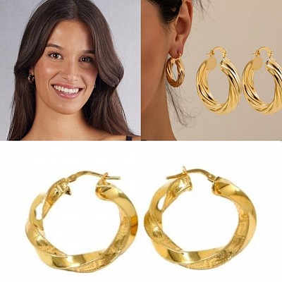 Orecchini in oro 18kt ,-30% di sconto