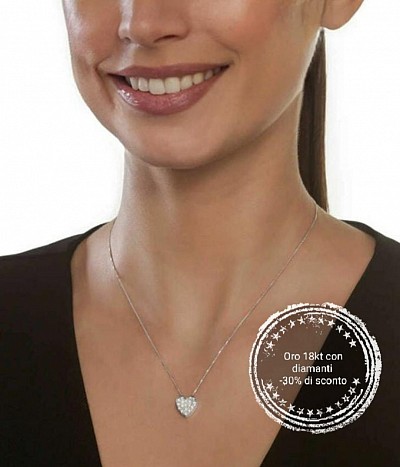 Oro 18kt con diamanti ,-30% di sconto