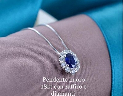 Oro 18 kt con diamanti ,-50% di sconto