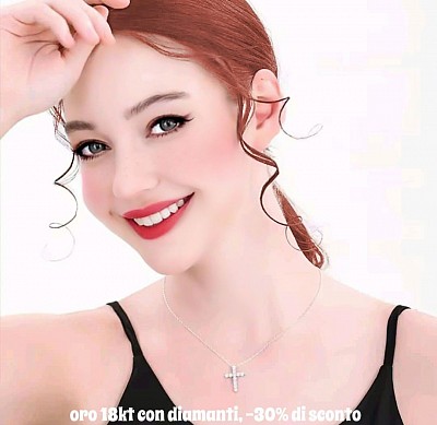 Oro 18kt con diamanti ,-30% di sconto