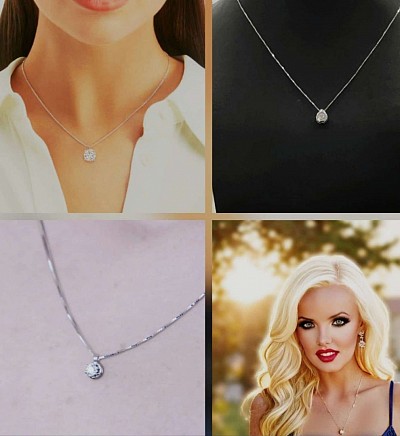 Punti luce in oro 18kt con diamanti naturali ,-30% di sconto