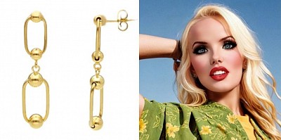 Orecchini  in oro 18 kt