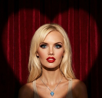 -30% di sconto,pendente in oro 18 kt con acquamarina e dimante