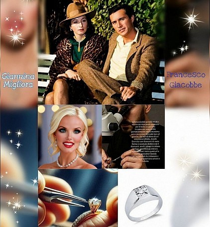 oro 18 kt  con diamanti ,-30% di sconto