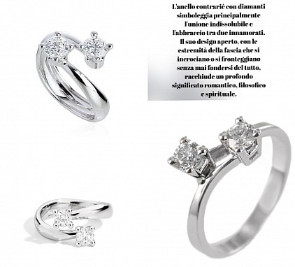 -50% di sconto,anello in oro 18kt con diamanti